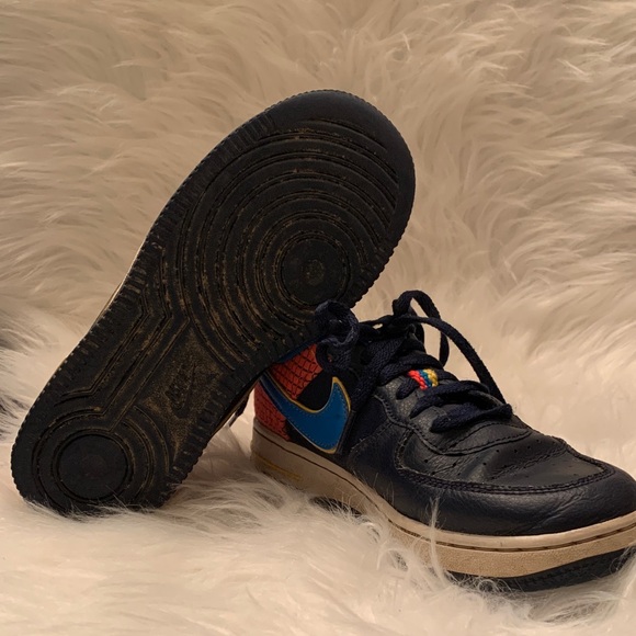 Nike Air Force 1 Low GS Photo Blue Obsidian - Picture 3 of 7